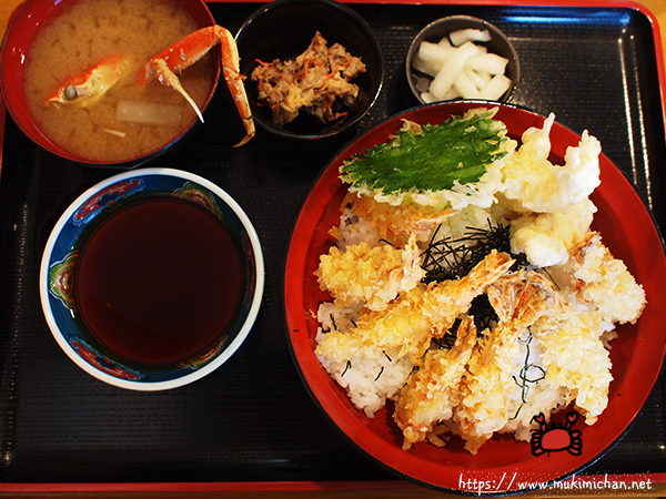 もさえび天丼